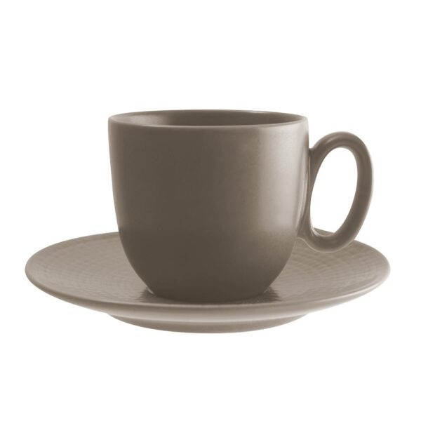 Modulo Nature Coffee Saucer 12.5cm-Grey