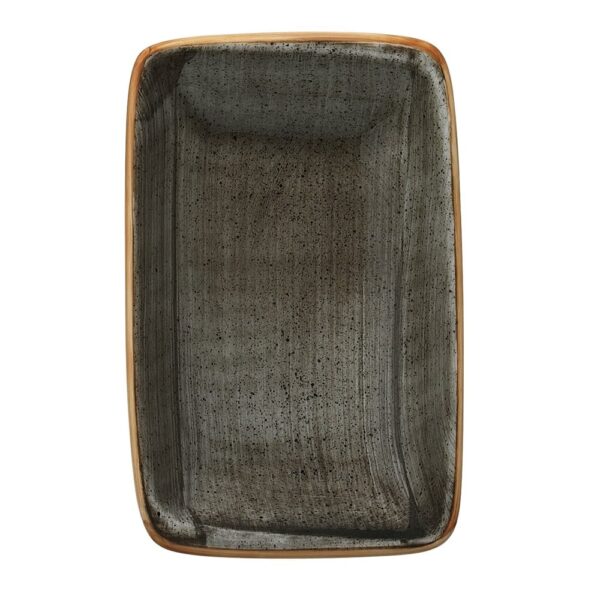 Moove 16cm Rectangular Plate -Space Grey