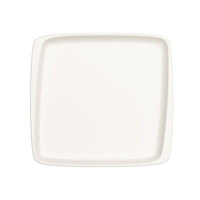 Moove 22x20cm Square Plate- White