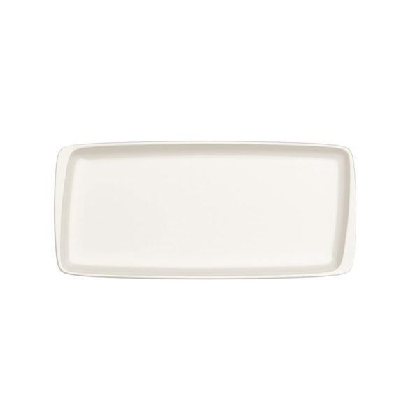 Moove 34x16cm Rect Plate- White