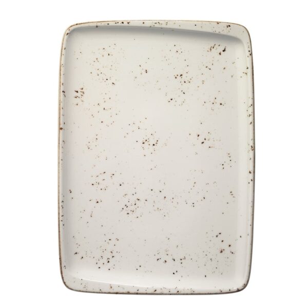 Moove 36x25cm Rect. Plate - Grain