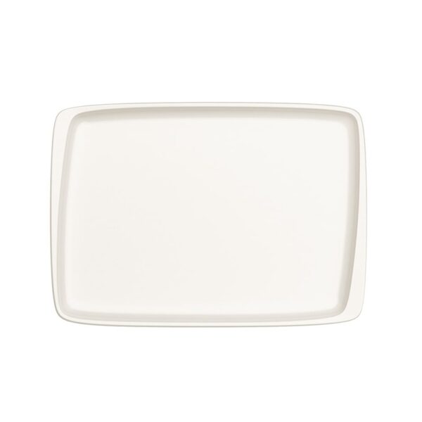Moove 36x25cm Rect Plate- White