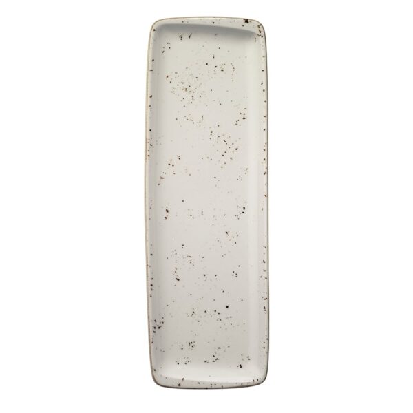 Moove 48x16cm Rect. Plate - Grain