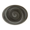 moove oval plate 31x24cm space grey p3048 2485 image - G&G Goodfellows
