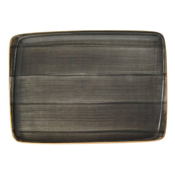 Moove Rect Plate 36x25cm - Space Grey