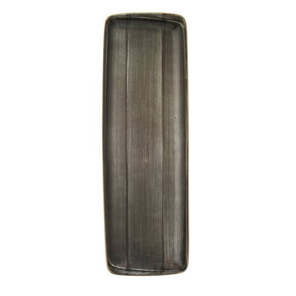 Moove Rect Plate 48x16cm - Space Grey