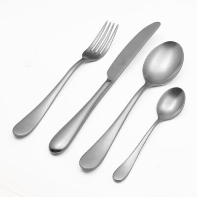 Natura Dessert knife Solid Handle - Pewt