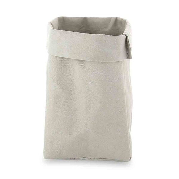 Natural Fibre Bread Bag 10x10x15cm-Grey