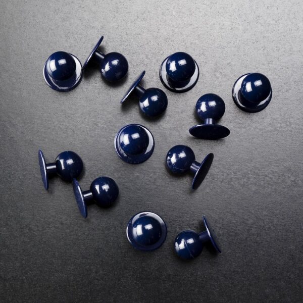 Navy Stud Buttons