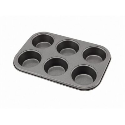 Non Stick Deep 6 Hole Muffin Tray