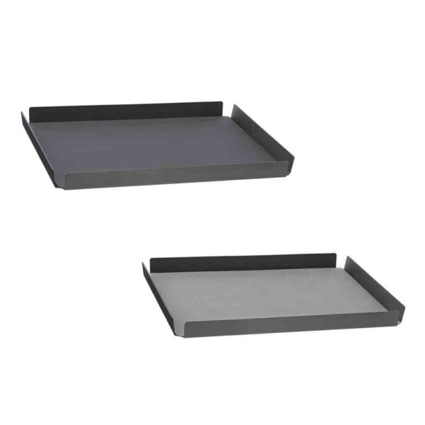 Nupo Anthracite/ Light Grey Tray 28x36cm
