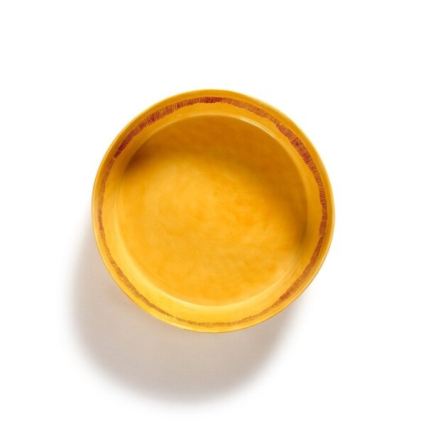 Ottolenghi Bowl 28.5cm Yellow-Red Swirl