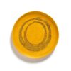 ottolenghi plate 35cm yellow black swirl p12212 8999 image - G&G Goodfellows