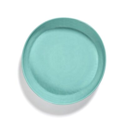 Ottolenghi Plate 36cm Azure - Red Swirl
