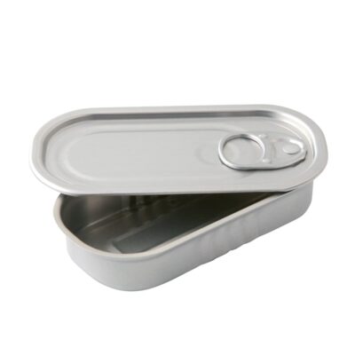 Oval Aluminium Can 11.5x7.5x3cm (100pk)