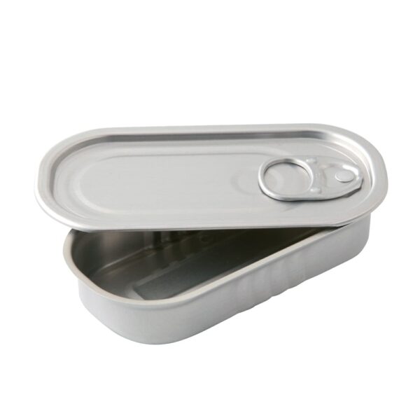 Oval Aluminium Can 11.5x7.5x3cm (100pk)