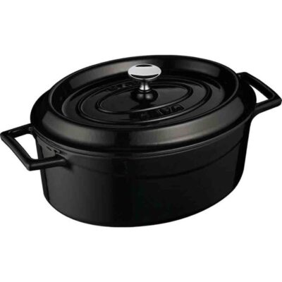 Oval Casserole Dish- Black 29cm