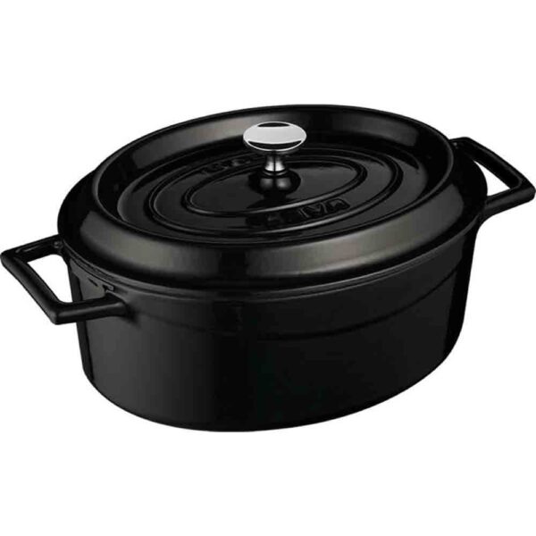 Oval Casserole Dish- Black 29cm