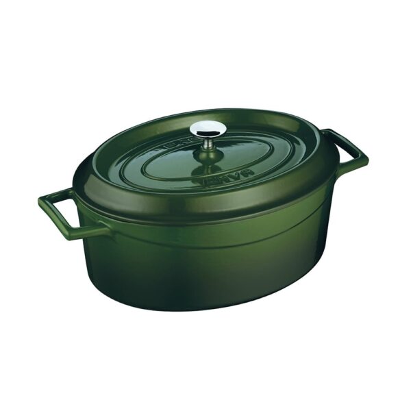Oval Casserole Dish- Green 29cm