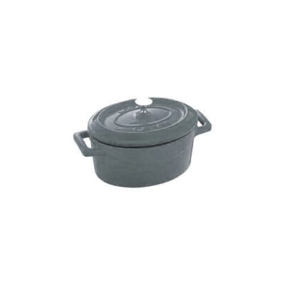 Oval Casserole Dish- Grey 16x10x7cm