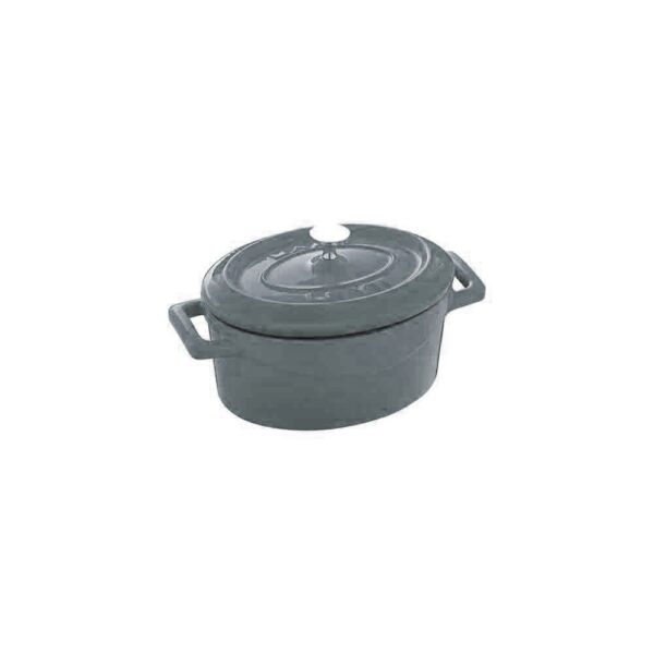 Oval Casserole Dish- Grey 16x10x7cm