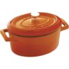 oval casserole dish orange 29cm p8476 6371 image - G&G Goodfellows