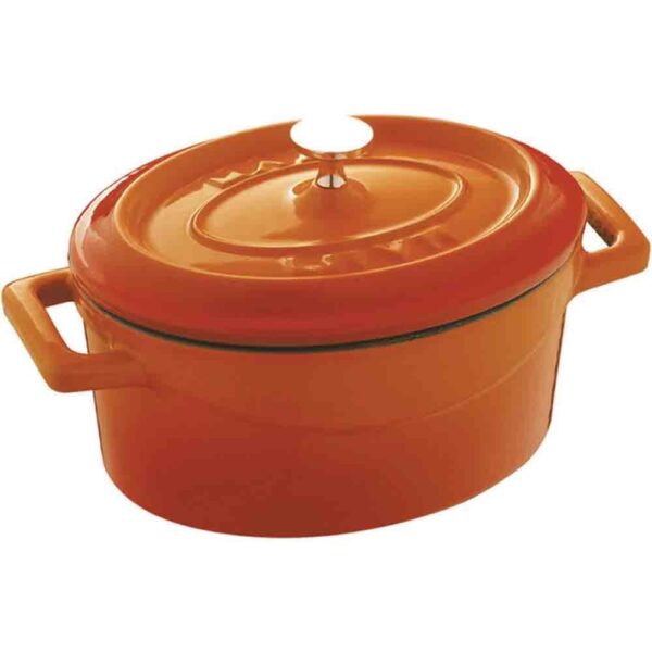 Oval Casserole Dish- Orange 29cm