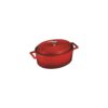 oval casserole dish red 16x10x7cm p8474 6369 image - G&G Goodfellows