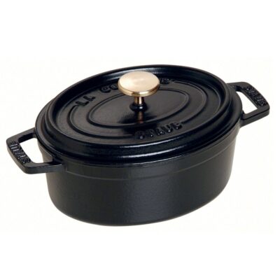 Oval Cocotte 17cm Black