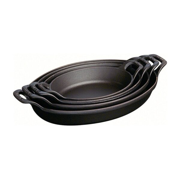 Oval Dish 24cm Black