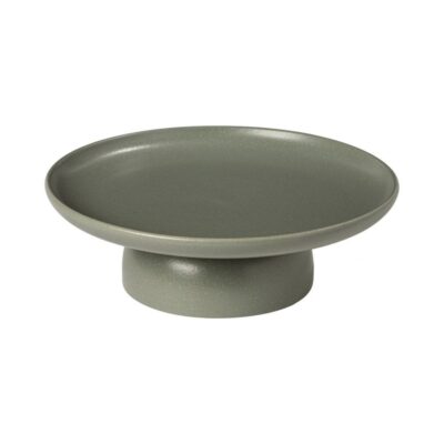 Pacifica Footed Plate 26.8cm-Artichoke