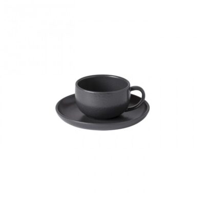 Pacifica Tea & Saucer - Seed Grey