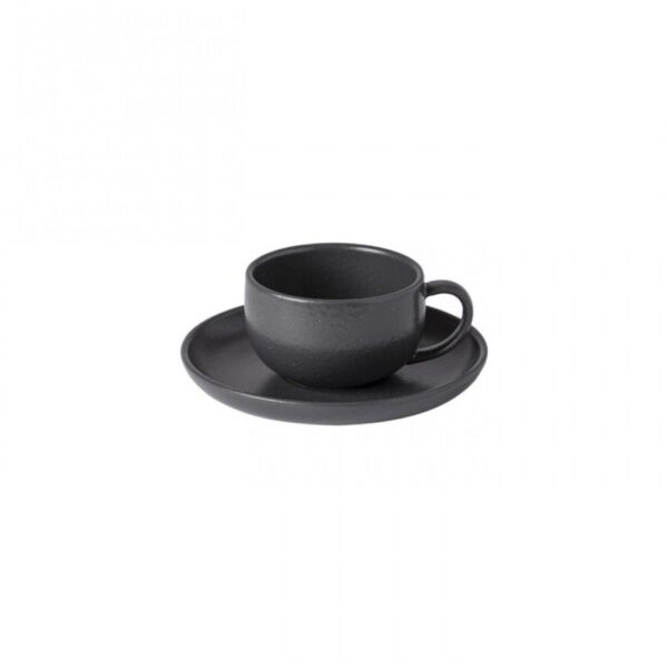 Pacifica Tea & Saucer - Seed Grey