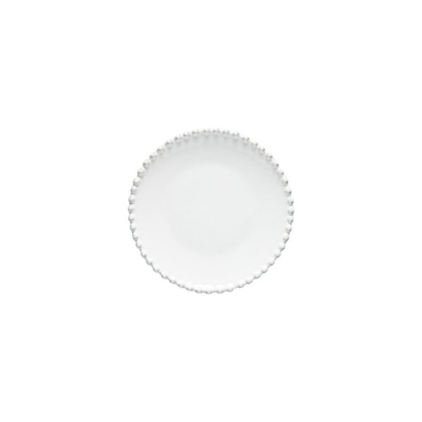 Pearl Bread Plate 17cm - White