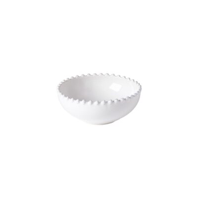 Pearl Low Bowl 15cm - White