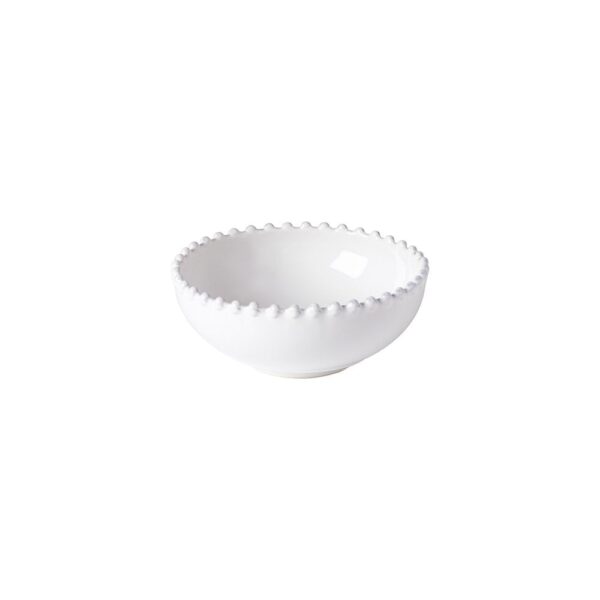 Pearl Low Bowl 15cm - White