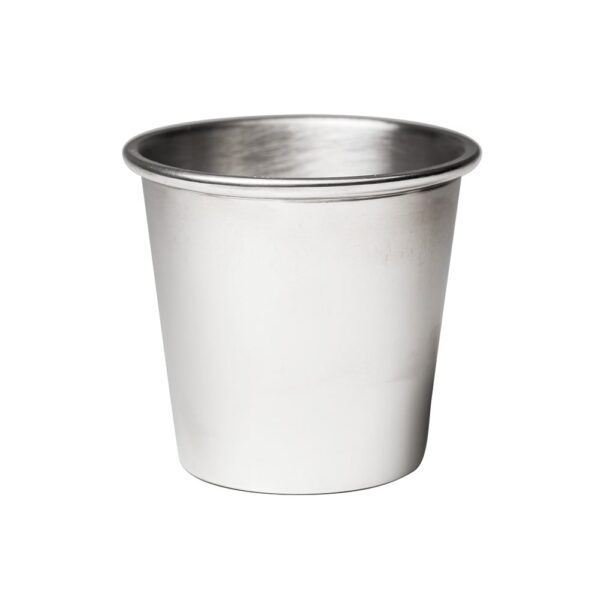 Pewter Rolled Edge Bread Pot 10x10cm(h)