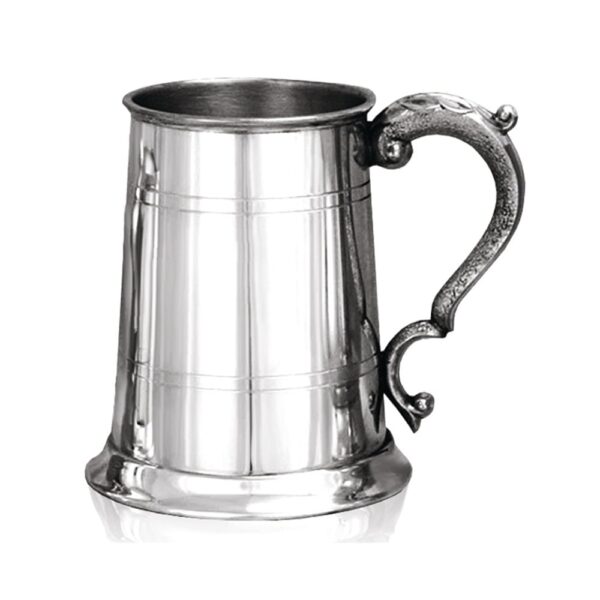 Pewter Tankard 0.5 Pint - C Handle