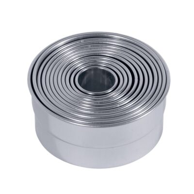 Plain Round Cutters (set of 12)