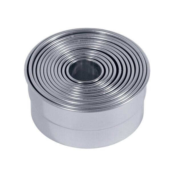 Plain Round Cutters (set of 12)