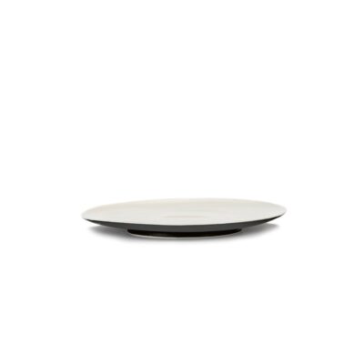 Plate Black/White RA L17.5 W17.5 H1.4cm