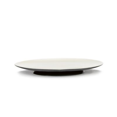 Plate Black/White RA L24 W24 H2.4cm