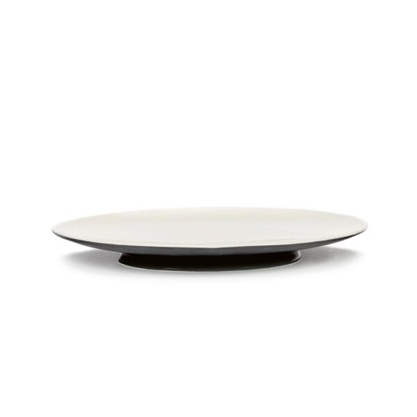 Plate Black/White RA L24 W24 H2.4cm