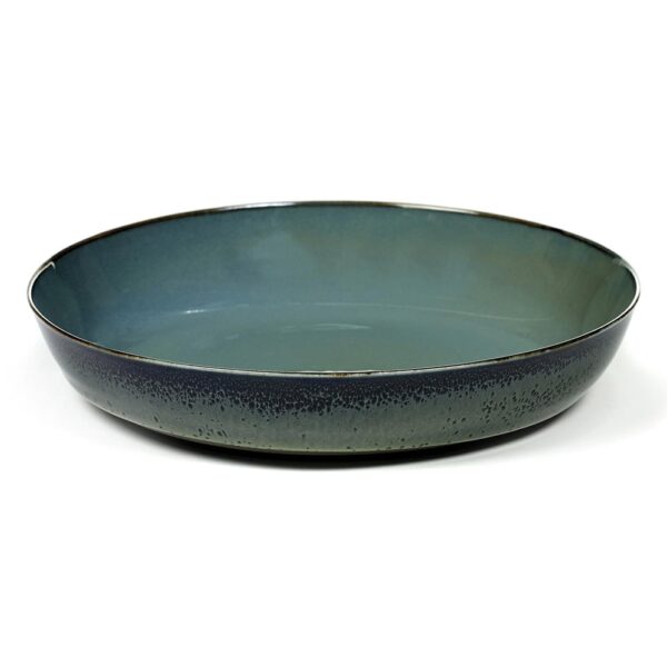 Plate M 21x4cm(h) Blue Grey/ Dark Blue