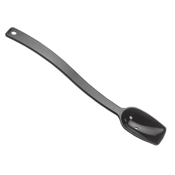 Polycarb Perforated Black Buffet Spoon