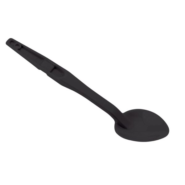 Polycarb Plain Black Deli Spoon 330mm(L)