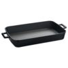 rectangular dish 26 x 40cm black p8477 6970 image - G&G Goodfellows