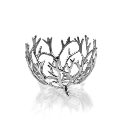 Reef Basket 8x5cm(h)-Pewter Alloy (PK2)
