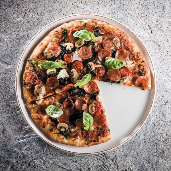 Retro Gourmet 32cm Pizza Plate