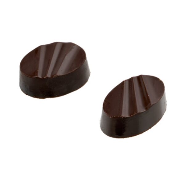 Ribbed Oval Choc Mould (28)